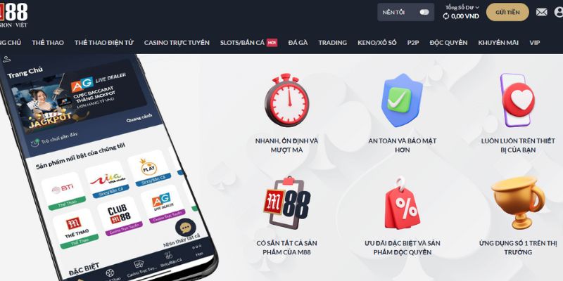 Lý do nên chơi trên ứng dụng thay vì website